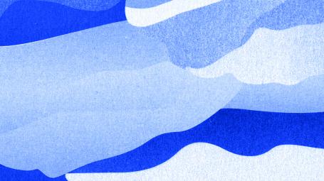 Blue illustration