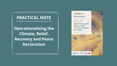 Operationalising the Climate, Relief, Recovery and Peace Declaration Cover