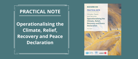Operationalising the Climate, Relief, Recovery and Peace Declaration Cover