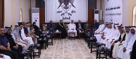 Election day for the WUA board, with participants convening at the tribal leaders&rsquo; venue in Al Hatamiyah, Balad