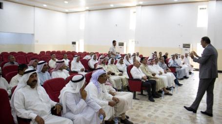 Al Ayadiyah’s third dialogue session with mayors and committee members to sign the second agreement to reduce violations and activate the complaint mechanism, September 2024.